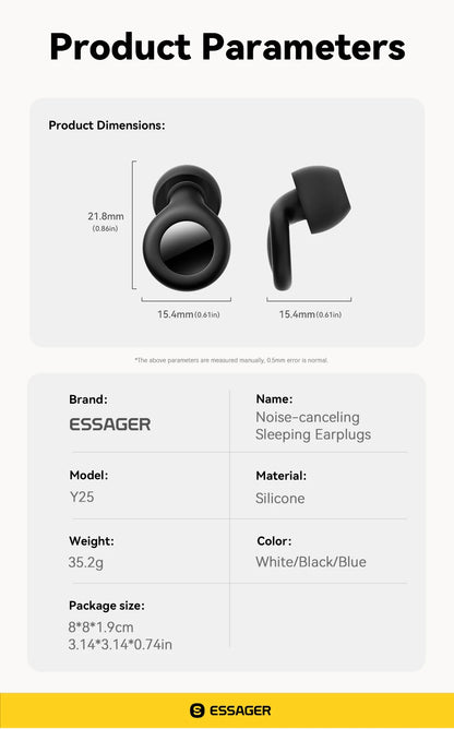 Soft silicone earplugs by Valour Fit designed for sleep, study, and travel to block out noise and improve rest.