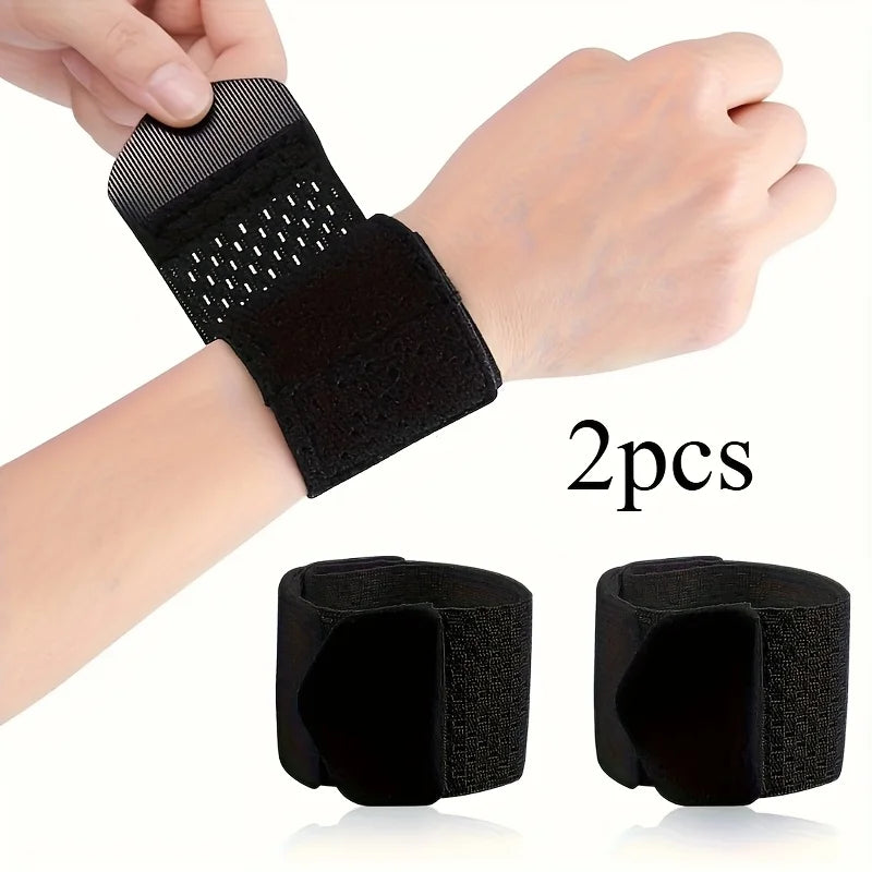 Valour Fit 2-piece adjustable wrist support straps for wrist stabilization and comfort during workouts.