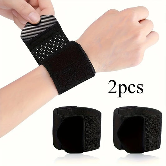 Valour Fit 2-piece adjustable wrist support straps for wrist stabilization and comfort during workouts.