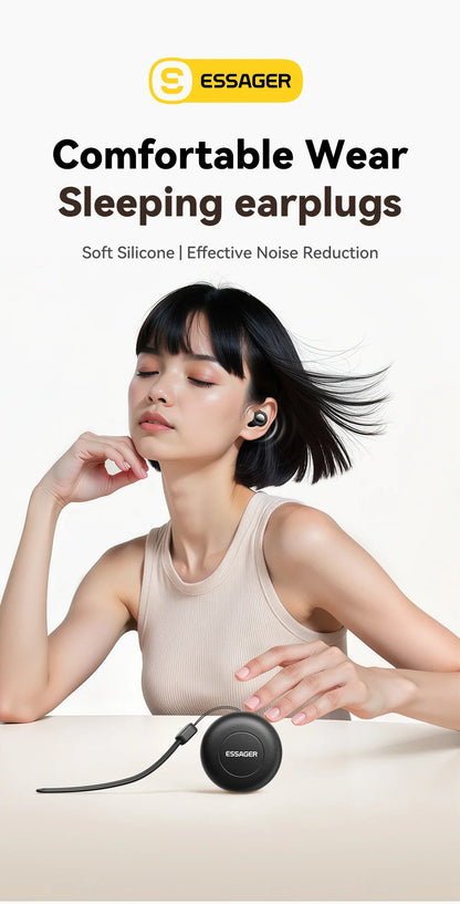 Valour Fit soft silicone earplugs for sleep, study, and travel, shown in a close-up image, designed to block noise comfortably.