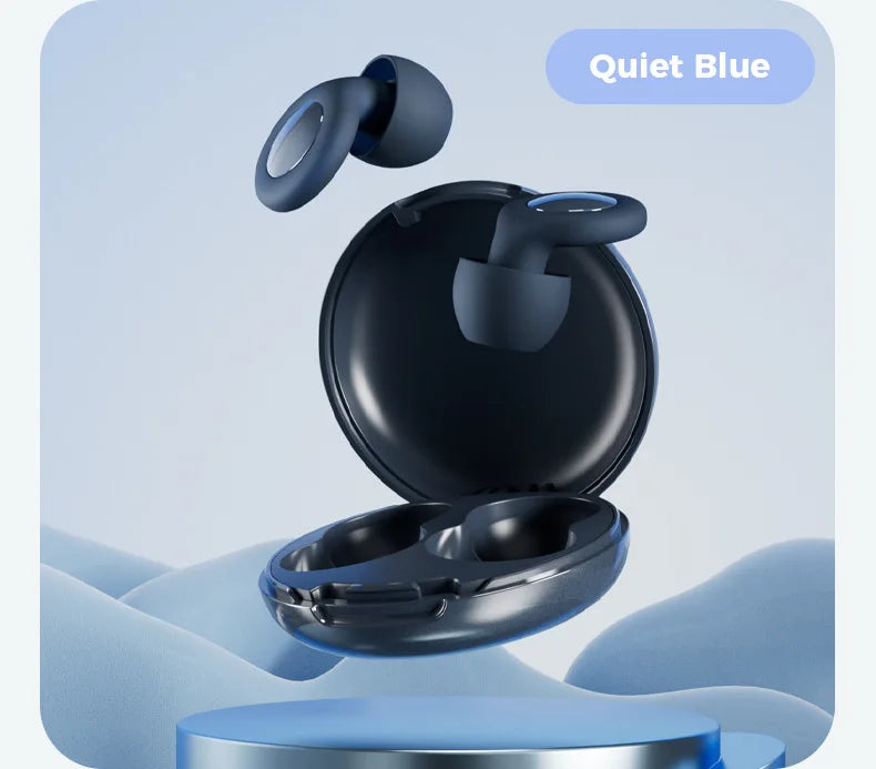 Valour Fit soft noise-reducing earplugs for sleep, travel, and study, shown in a close-up image with silicone tips