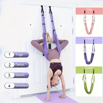 Adjustable Yoga Stretch Strap for Flexibility & Mobility