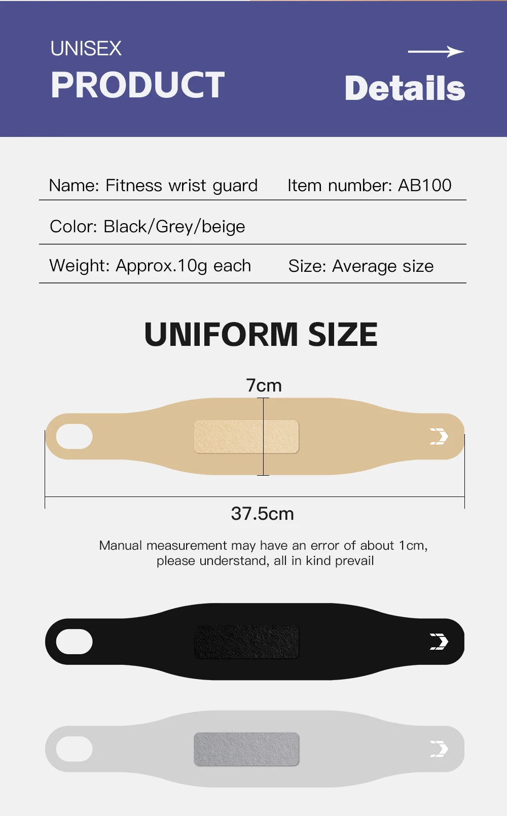 Valour Fit adjustable wrist and thumb support brace for gym and daily use, shown on a person's hand with open fingers.