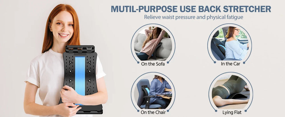 Back Stretching Support Stretcher for Mobility & Relaxation