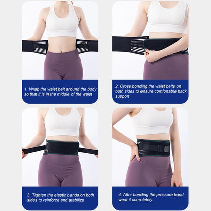 Valour Fit adjustable lower back support belt with four steel stays, providing lumbar support and pain relief.