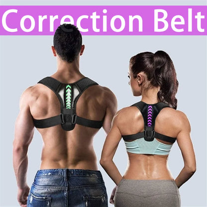 Adjustable Posture Support Belt for Back & Shoulders – Multiple Sizes