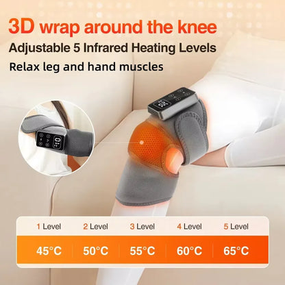 Heated Vibration Knee Support Pad for Recovery & Relaxation