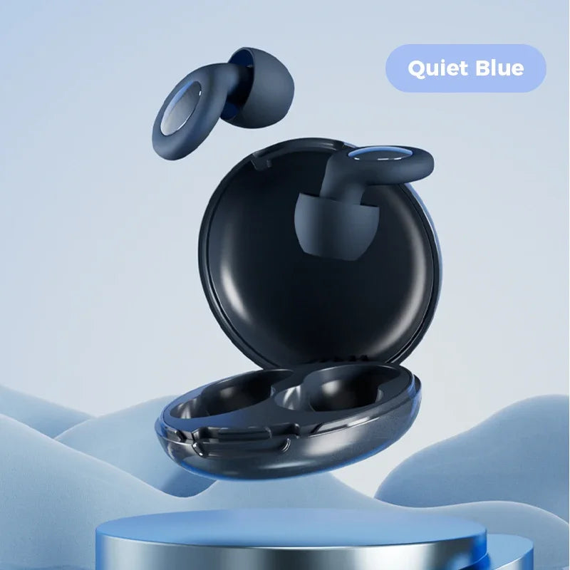Valour Fit soft noise-reducing earplugs for sleep, travel, and study, shown inserted in ear for sound protection.