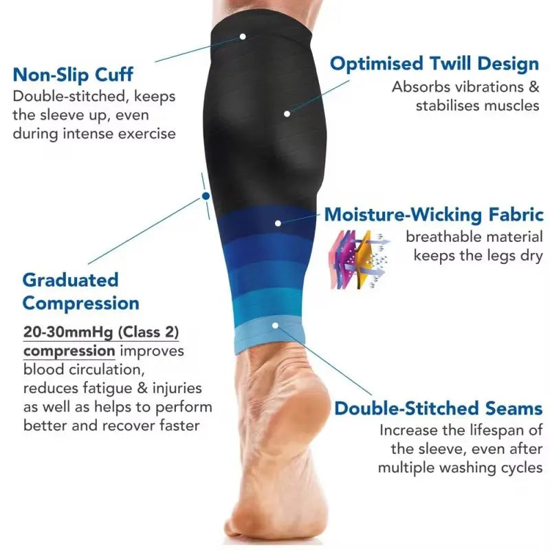 Compression Calf Sleeves for Running & Training