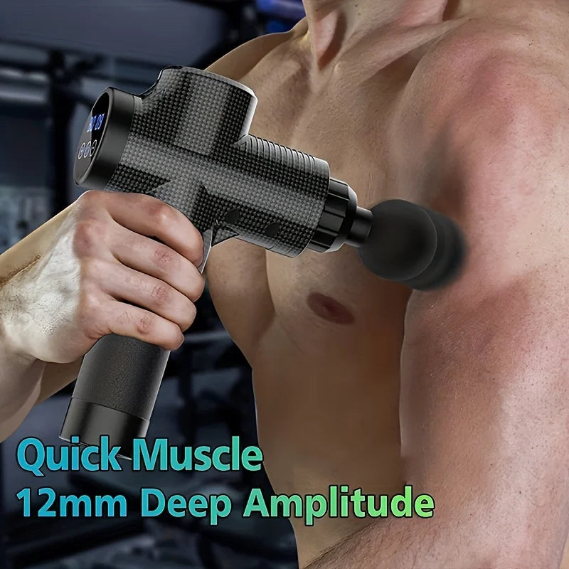 Percussion Massage Gun with Up to 30 Intensity Levels