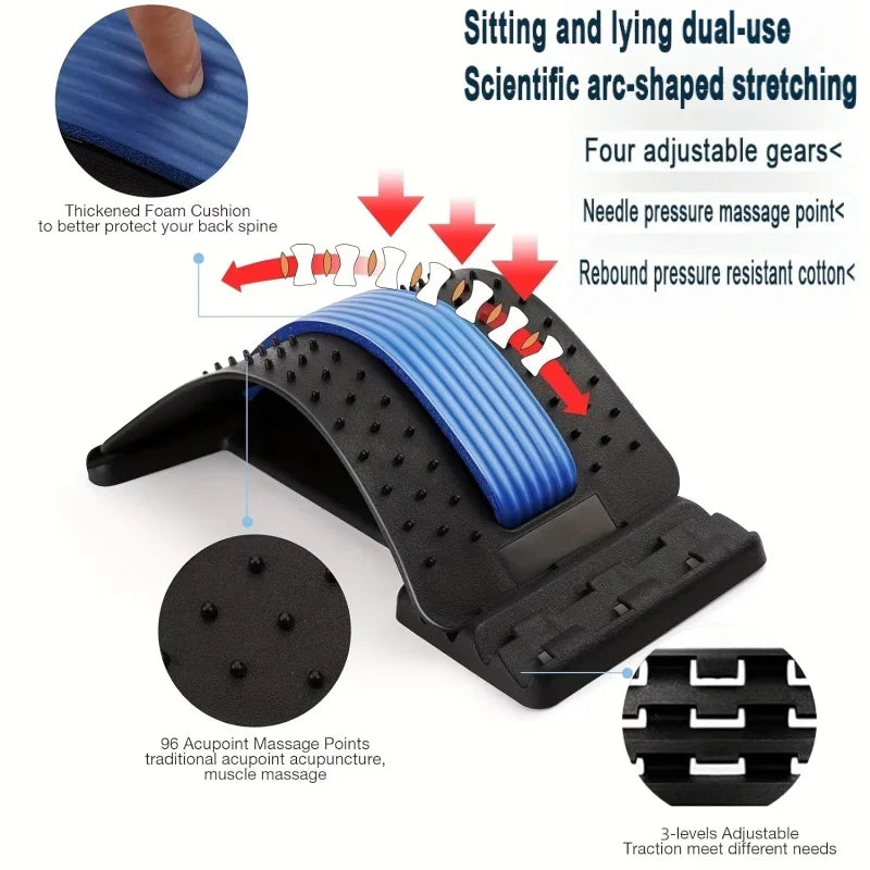 Back Stretching Support Stretcher for Mobility & Relaxation