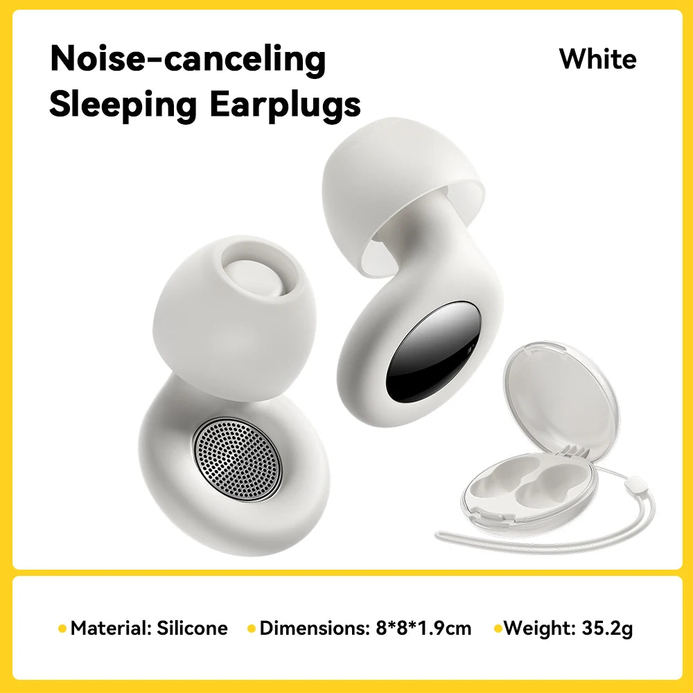Soft silicone earplugs for sleep, study, and travel by Valour Fit, shown in a close-up image highlighting their flexible, comfortable design.